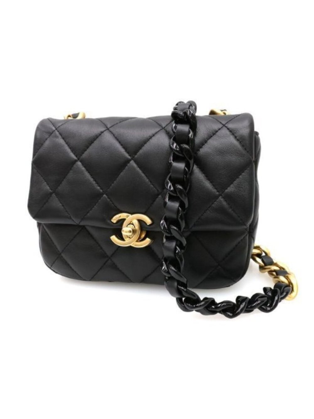 Chanel Quilted Half Plastic Chain